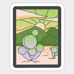 Desert Landscape Sticker